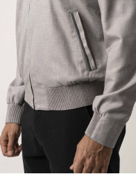 Castello d'Oro Suede-Trimmed Wool and Silk Jacket thumbnail 5